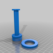 piccolo bobina titolare supporto attrezzo filamento montare 3d stampa 3d print model - Mito3D