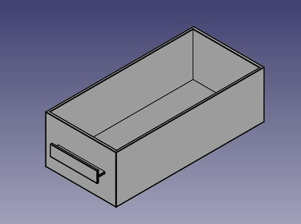 small storage drawer diy storage screws  3d print model - Mito3D