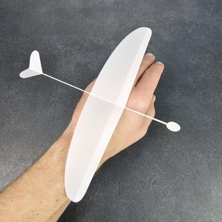küçük yıldırım planör el başlatmak oyun kapalı oyuncak uçak atmak hızlı Yazdır kolay havacılık 3d print model - Mito3D