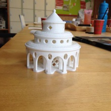 small tower architecture gallery 3d print model - Mito3D