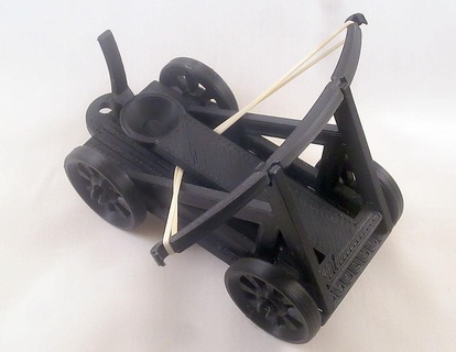 petit jouet catapulte châteaux gamins playmobil 3d print model - Mito3D