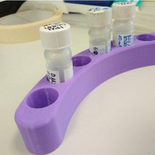 pequeno tubo de suporte ferramenta materiais laboratório 3d print model - Mito3D