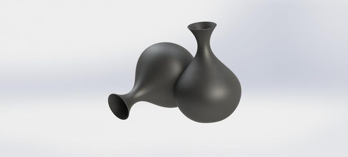small vase decor decoration deco home 3d print model - Mito3D
