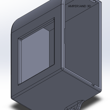 small wall mailbox mail 3d print model - Mito3D