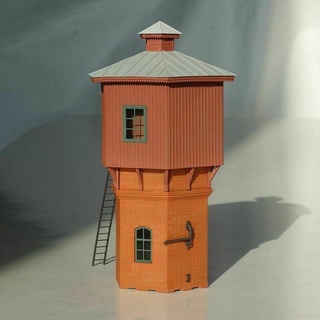 klein Wasser Turm 1 120 Gebäude Eisenbahn 3d print model - Mito3D