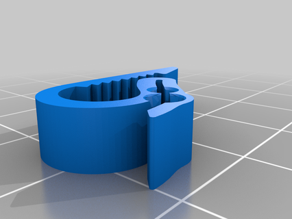 smaller universal filament clip 285 175 holes 3d printer accessories 3d print model - Mito3D