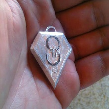 smallville jor-el colar de superman jóias o símbolo krypton kal-el 3d print model - Mito3D