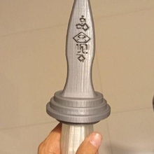 Smallville kriptonien dague 3d print model - Mito3D