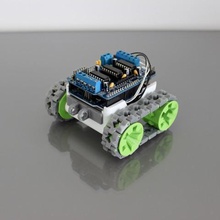 smars modular robot gadget education sumobot screwless no soldering easy print school 3d print model - Mito3D