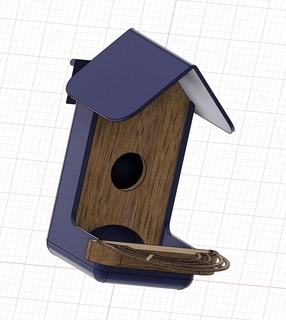 smart bird feeder camera 3d print model - Mito3D