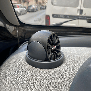 smart fortwo 450 air conditioner vent modification cover mercedes style 3d print model - Mito3D
