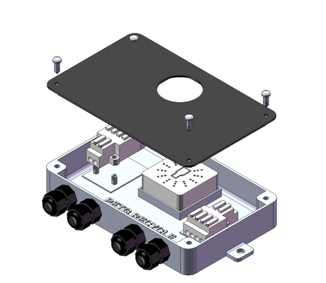 inteligente giunzione scatola casa elettrico wi fi interruttore allegato volt filo isolamento plastica serra 3d print model - Mito3D