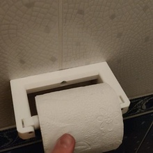 smart toilet paper holder home papier 3d print model - Mito3D