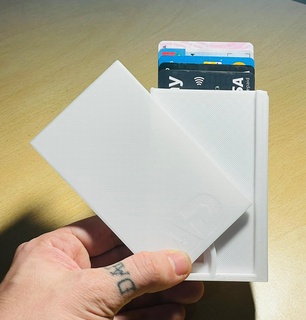inteligente portafoglio carta titolare supporto gadget moneta i soldi Euro dollaro Astuccio guaina 3d modello Stampa 3d print model - Mito3D