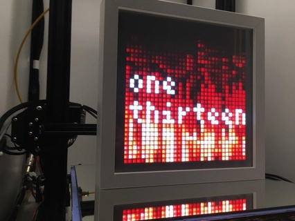 smartmatrix pixelmatrix pixel grid 32x32 ikea ribba 23x23 cm ifh6-32x32-16s electronics 3d print model - Mito3D