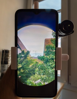smartphone prismáticos monoculares adaptador enfocar dispositivo foto fotografía fotógrafo monóculo 3d print model - Mito3D
