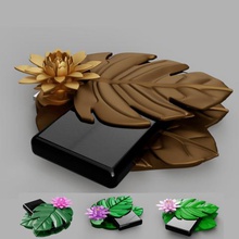 smartphone estación de carga gadget flor loto teléfono cargador deco casa 3d print model - Mito3D