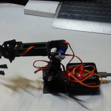smartphone control create robot arm repeat motion tool robo 3d print model - Mito3D