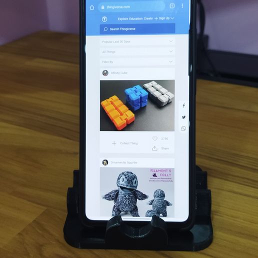 smartphone soporte suporte celular herramienta tableta apoyo herramientas estante 3D print model - Mito3D