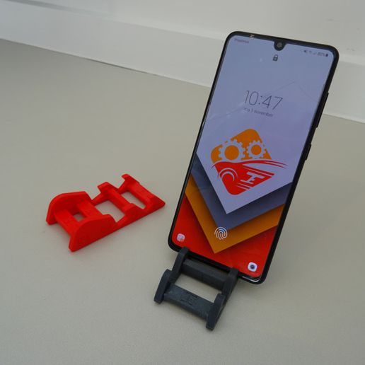 smartphone titolare supporto attività commerciale carta 3D print model - Mito3D