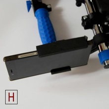 soporte para smartphone equipo de hombro gadget cámara réflex digital steadycam steadicam 3d print model - Mito3D