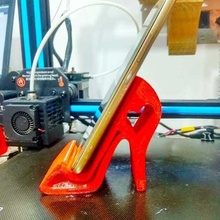 smartphone soporte mujer dama tacón Moda apoyo mujeres zapato madre día 3d print model - Mito3D