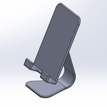 support pour smartphone gadget bureau 3d print model - Mito3D