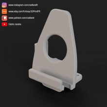 smartphone stand home android apple support table wall 3d print model - Mito3D