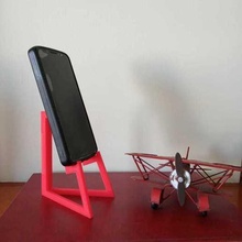 smartphone stand foldable gadget hinge mechanism iphone 3d print model - Mito3D