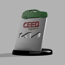 smartphone stand kia ceed gt gadget 3d print model - Mito3D