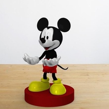 Smartphone Stand mickey ps4 3d print model - Mito3D