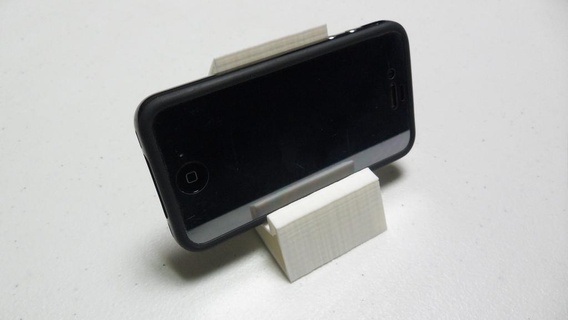 Smartphone ficar pé fogo gadget 3d impressão Móvel phone smartpone tábua 3d print model - Mito3D