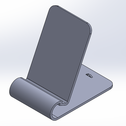 smartphone support gadget design 3D print model - Mito3D