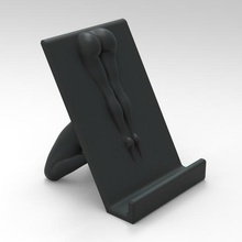 smartphone support sex gadget iphone android phone stand cool make world+ holder cell base 3d print model - Mito3D