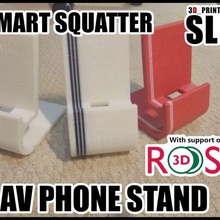 smartsquatter phone deserve squat well gadget gopnik stand russia slav slavic smartphone holder soviet union mobile 3d print model - Mito3D