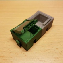 smd smt conectable cuadro contenedor de plástico la ventana gadget componente electrónica carcasa partes componentes 3d print model - Mito3D