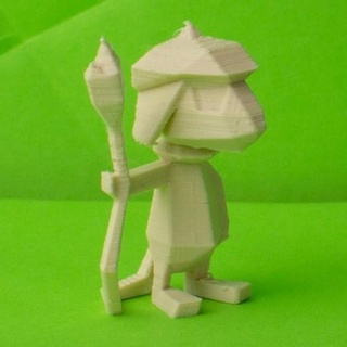 smeargle low poly pokemon low-poly lowpoly faceted gen 2 ii second generation figure pok mon 3d print model - Mito3D
