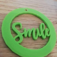 smile keychain various key ring laughter 3d print model - Mito3D