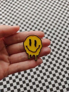 sourire fondu jaune fleurs aros pendentifs bijoux sourire 3d print model - Mito3D