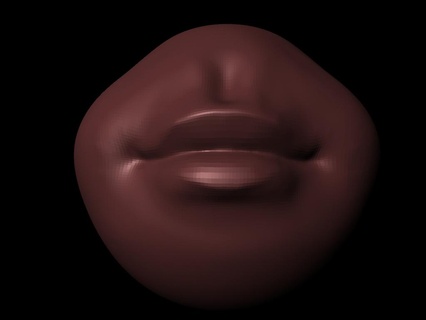 Sorridi sfera Sorridi carattere viso umano anime 3d print model - Mito3D