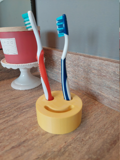 sonreír cepillo dientes soporte cajón perillas gabinete mando murciélago decoración Víspera Santos decoraciones 3d print model - Mito3D