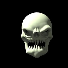 sonrisas cabeza cráneo 3d print model - Mito3D