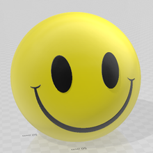 risonho emoji apoia vaso 3d print model - Mito3D
