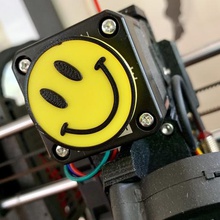 smiley face - extruder spinner tool 3d printer accessories happy 3d print model - Mito3D