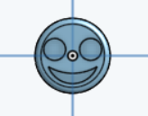 smiley ceño fruncido cara tokens juego simbólico azar mesa tablero contento triste 3d print model - Mito3D
