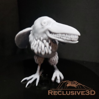 risonho Raven arrepiante assustador 3d print model - Mito3D