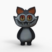 sonriente gato maceta 3d impresión 3d print model - Mito3D