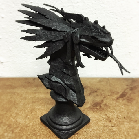 ferir kukulcan busto arte 3D print model - Mito3D