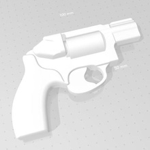 fabbro Wesson guardia corpo laser attrezzo 38special Smith s w pistola muffa revolver 3d print model - Mito3D