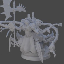 smithy warp chaos smith warpsmith space marine troops mechanicus mechanic gaming tabletop mini miniature chaotic 3d print model - Mito3D